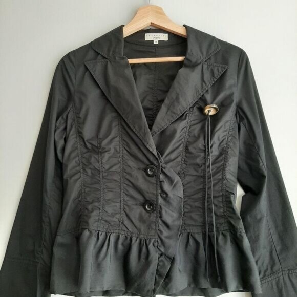 ESSENTIEL ANTWERP Blazer Jacket Black Sz 8 | Eur 38 - Picture 3 of 14